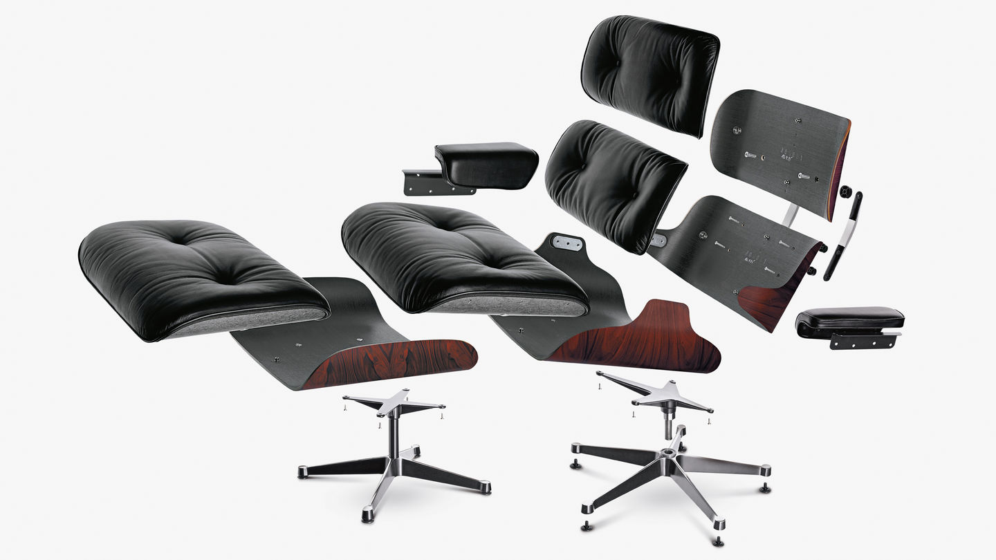 Eames Lounge Chair & Ottoman - Image 3